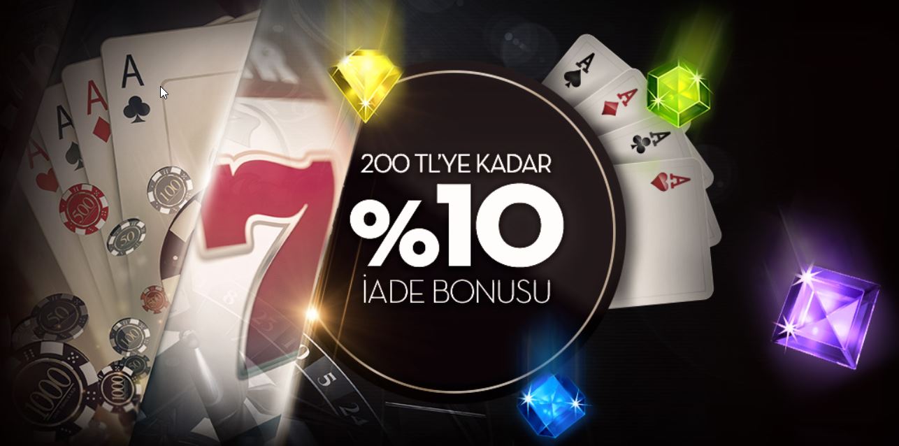 % 10 İade Bonusu Casinoda